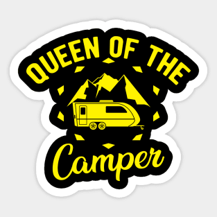 Camper - Queen of the camper Sticker